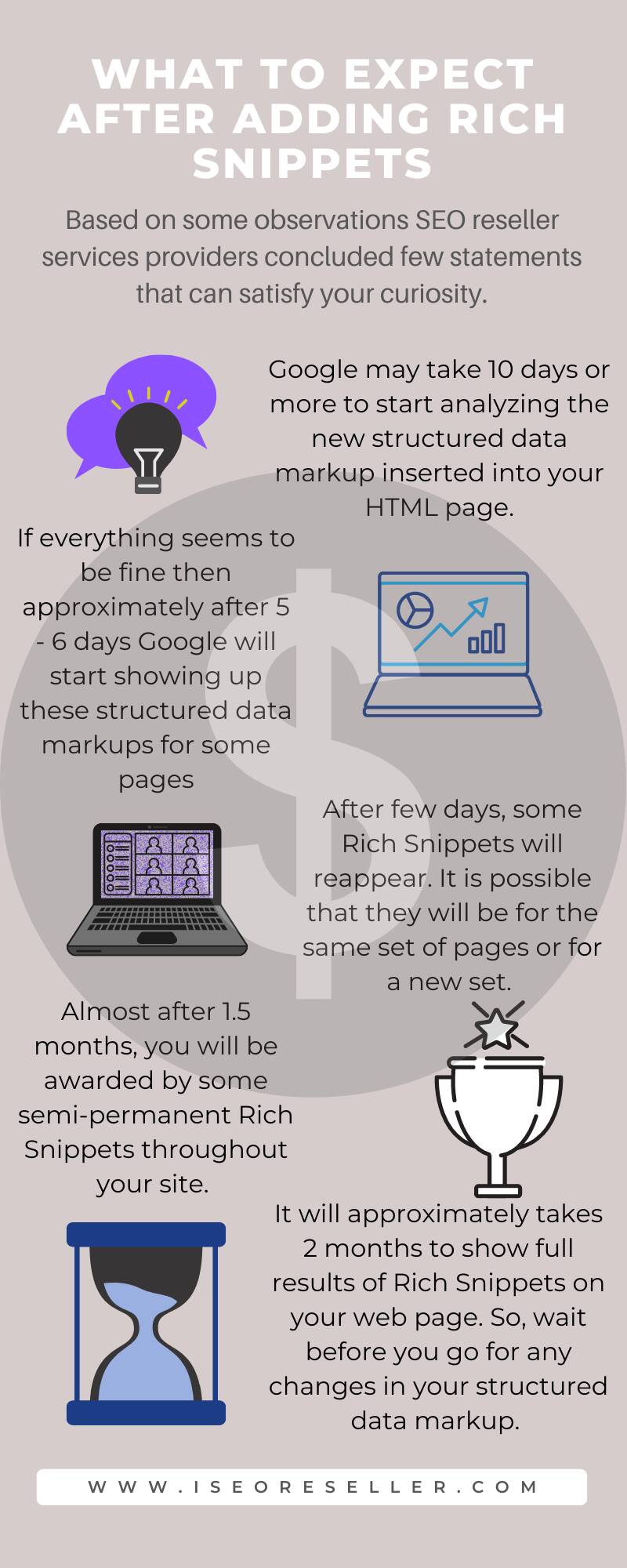rich snippets infographic